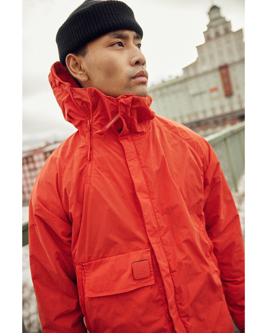 Herr | Jackor | C.P. Company | Metropolis Memri Hooded Jacket Red