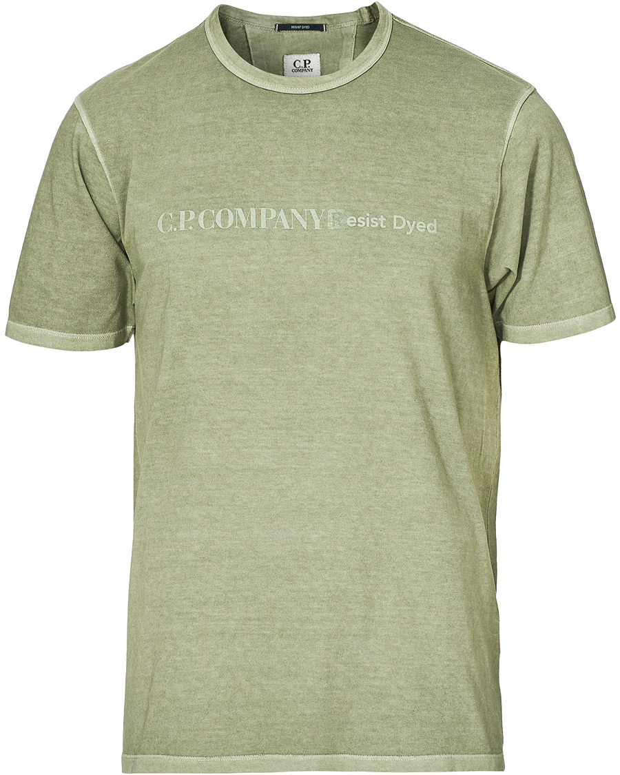 Herr | T-Shirts | C.P. Company | Resist Dyed Tee Olive