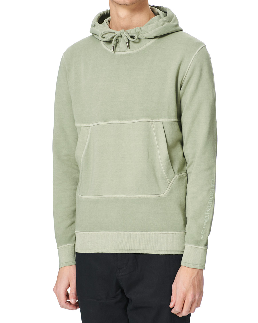 Herr | Tröjor | C.P. Company | Resist Dyed Sweat hoodie Olive