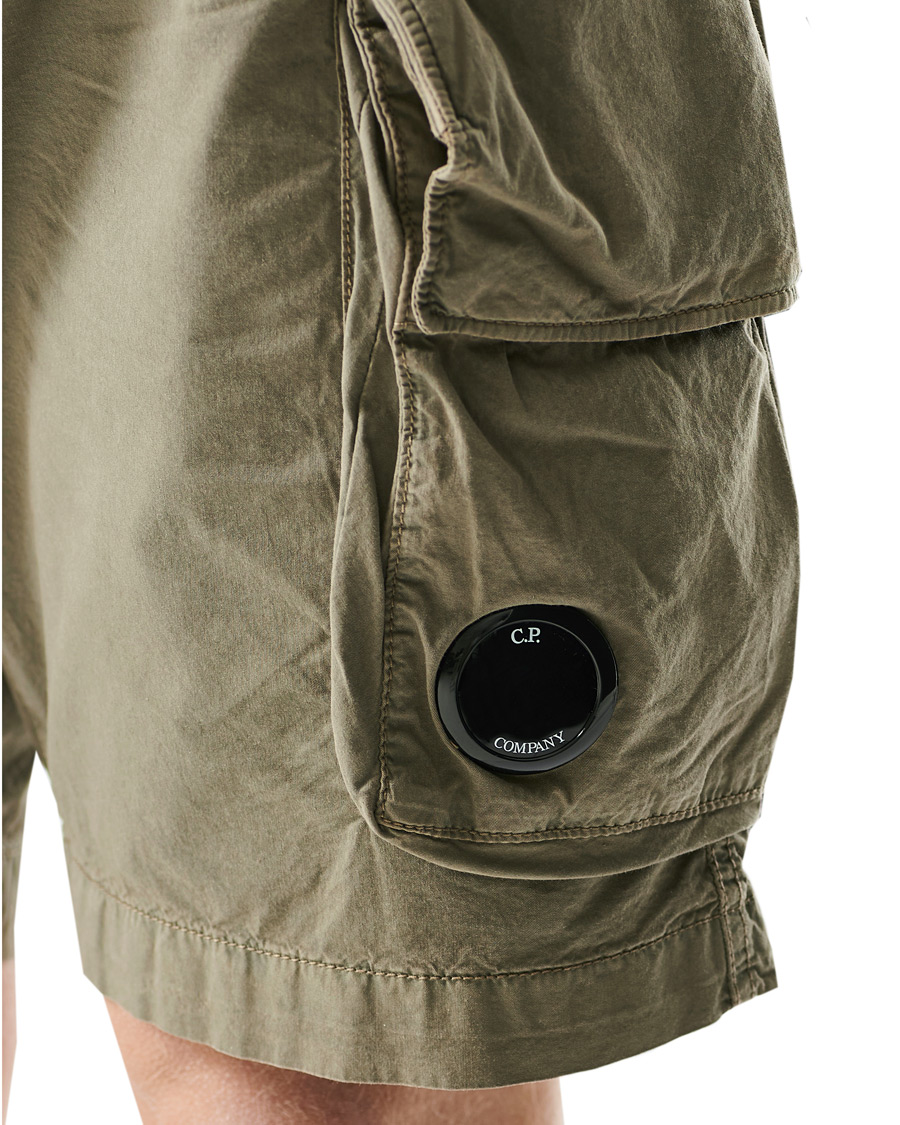 Herr | Shorts | C.P. Company | Stretch Twill Cargo Shorts Olive