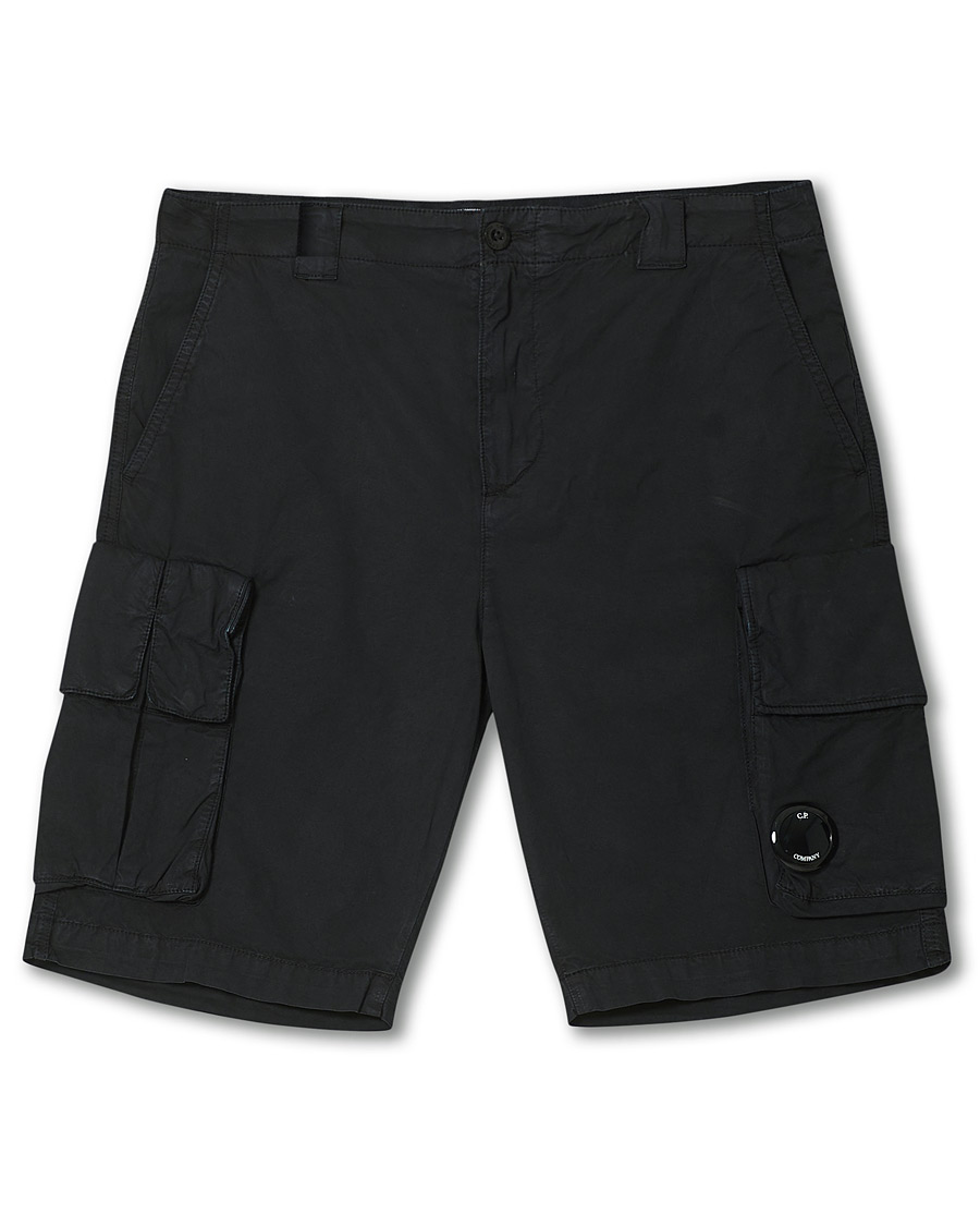 Herr | Shorts | C.P. Company | Stretch Twill Cargo Shorts Black 48