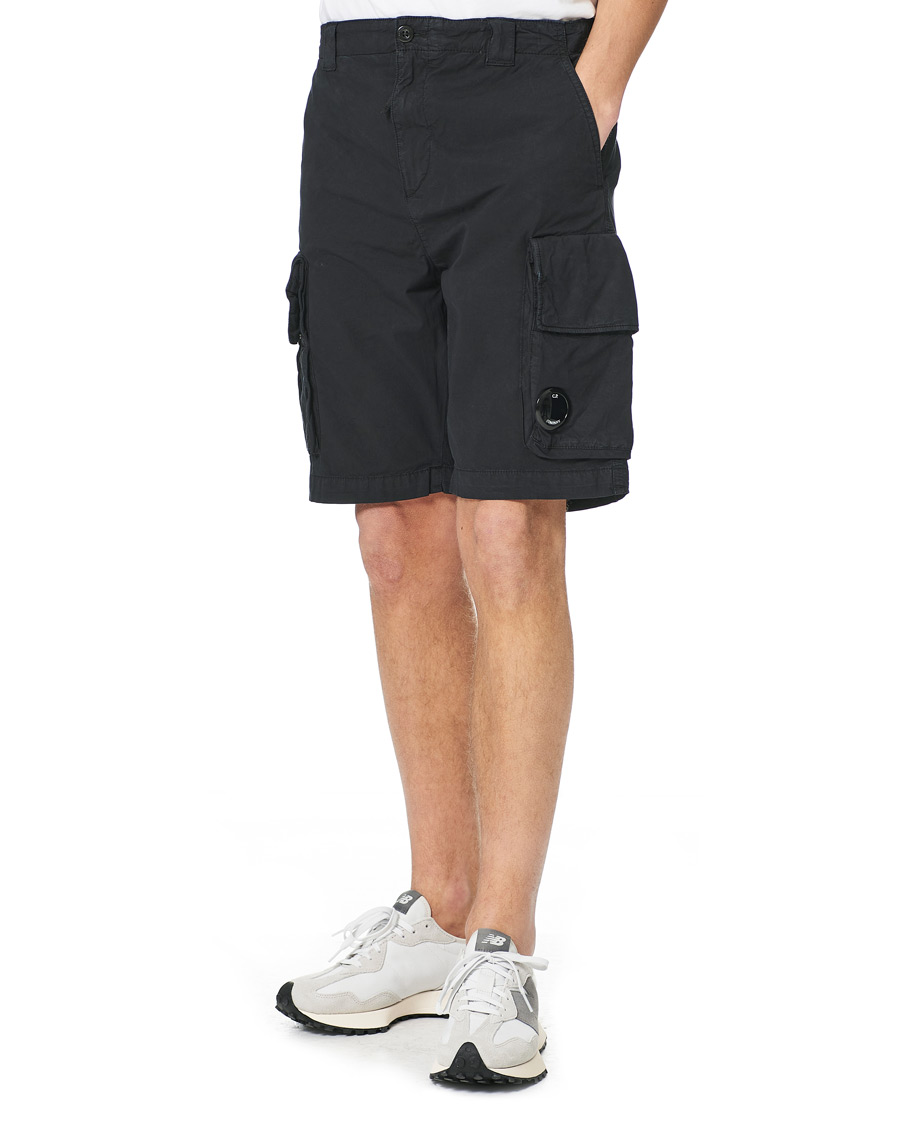 Herr | Shorts | C.P. Company | Stretch Twill Cargo Shorts Black 48