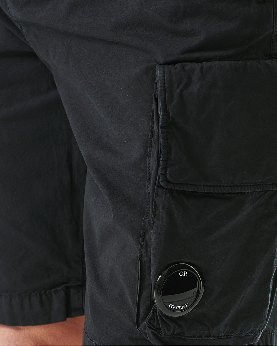 Herr | Shorts | C.P. Company | Stretch Twill Cargo Shorts Black 48