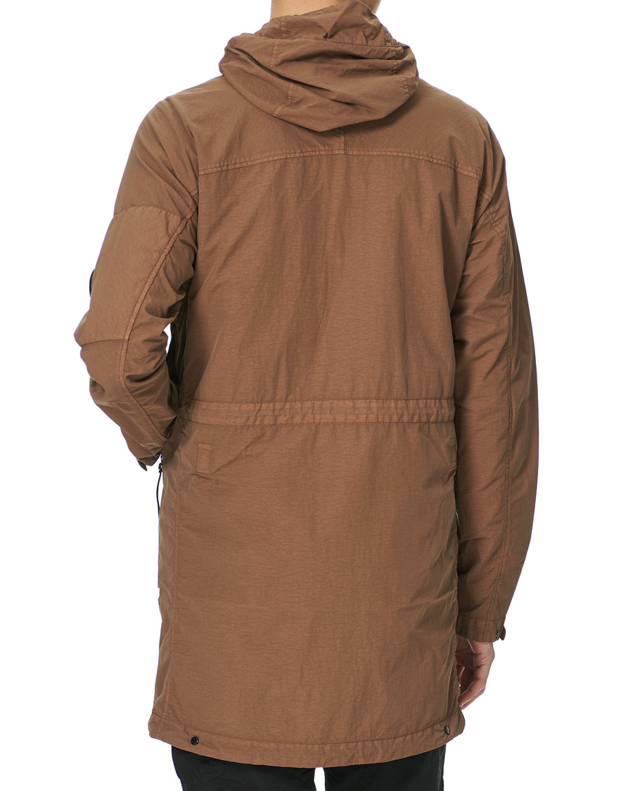 Herr | Jackor | C.P. Company | Flatt Nylon Long Jacket Brown