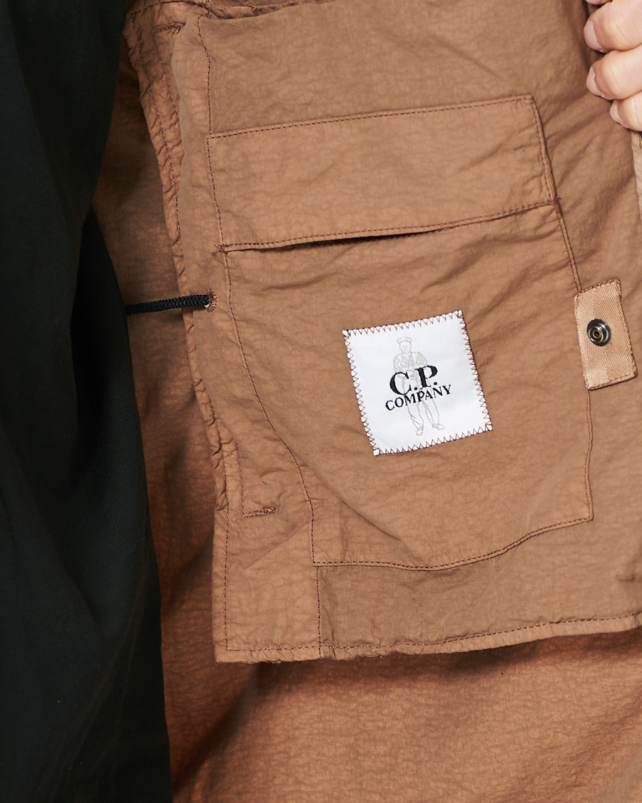 Herr | Jackor | C.P. Company | Flatt Nylon Long Jacket Brown