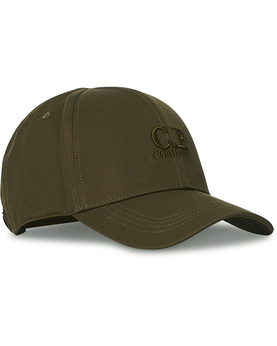Herr | C.P. Company Cotton Gabardine Cap Olive | C.P. Company | Cotton Gabardine Cap Olive