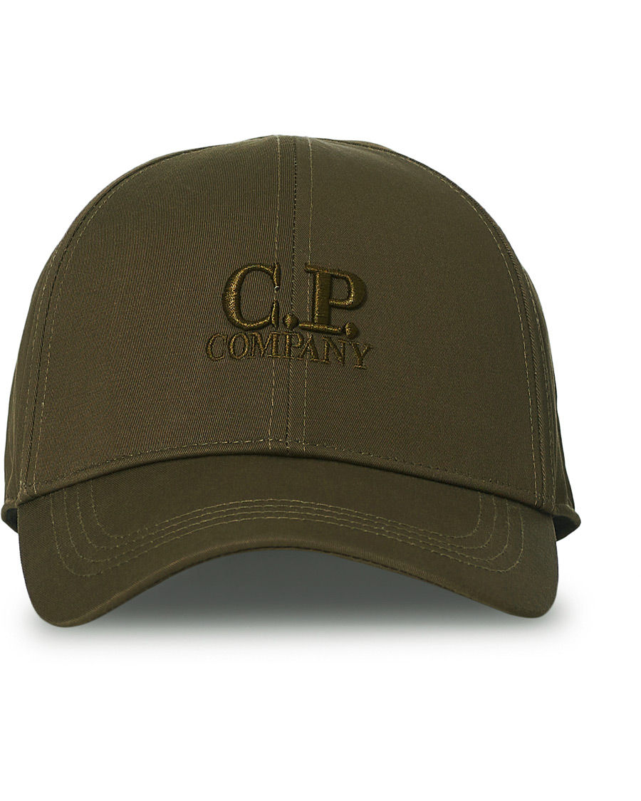 Herr | C.P. Company Cotton Gabardine Cap Olive | C.P. Company | Cotton Gabardine Cap Olive