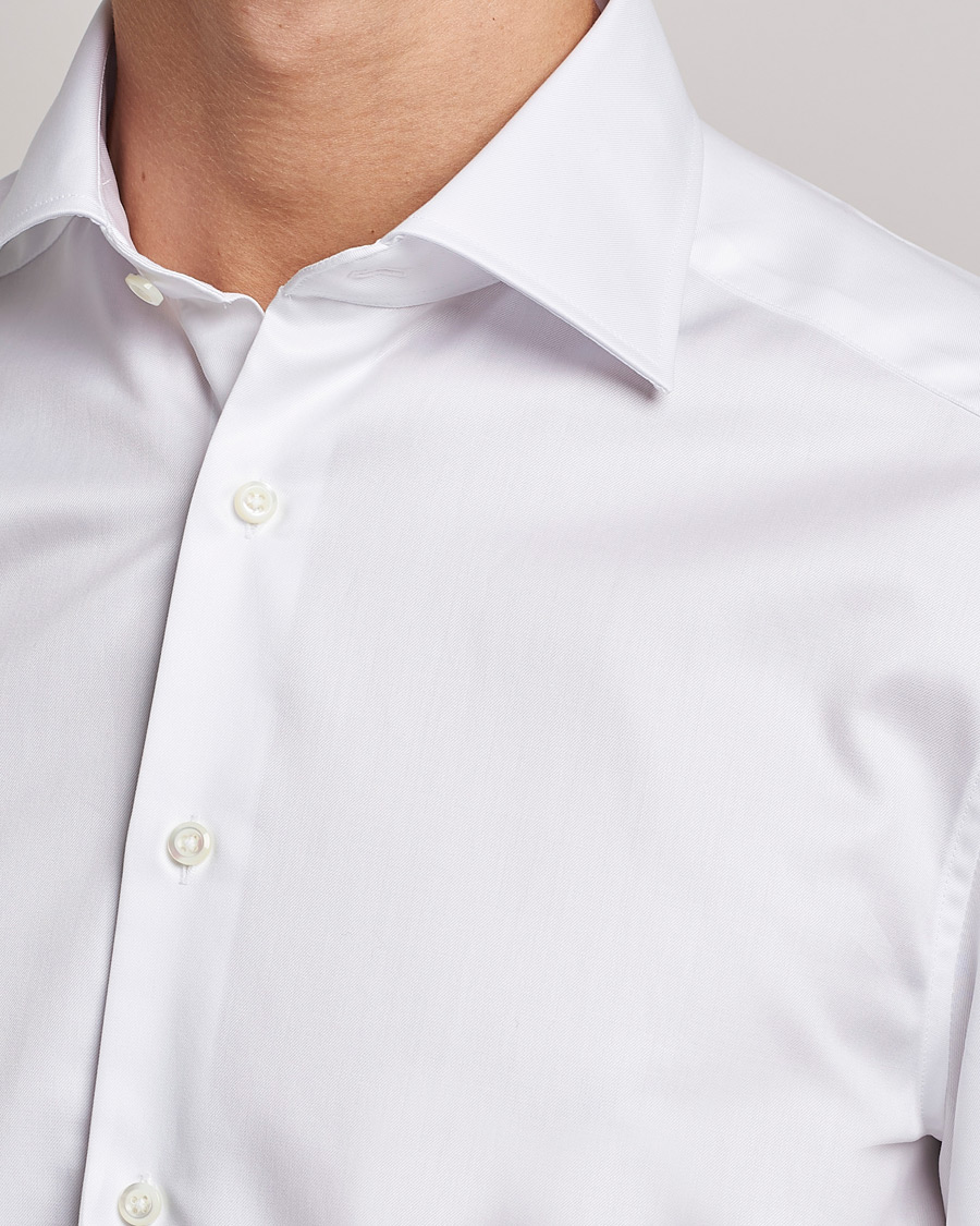 Herr | Skjortor | Stenströms | Slimline Cut Away Shirt White