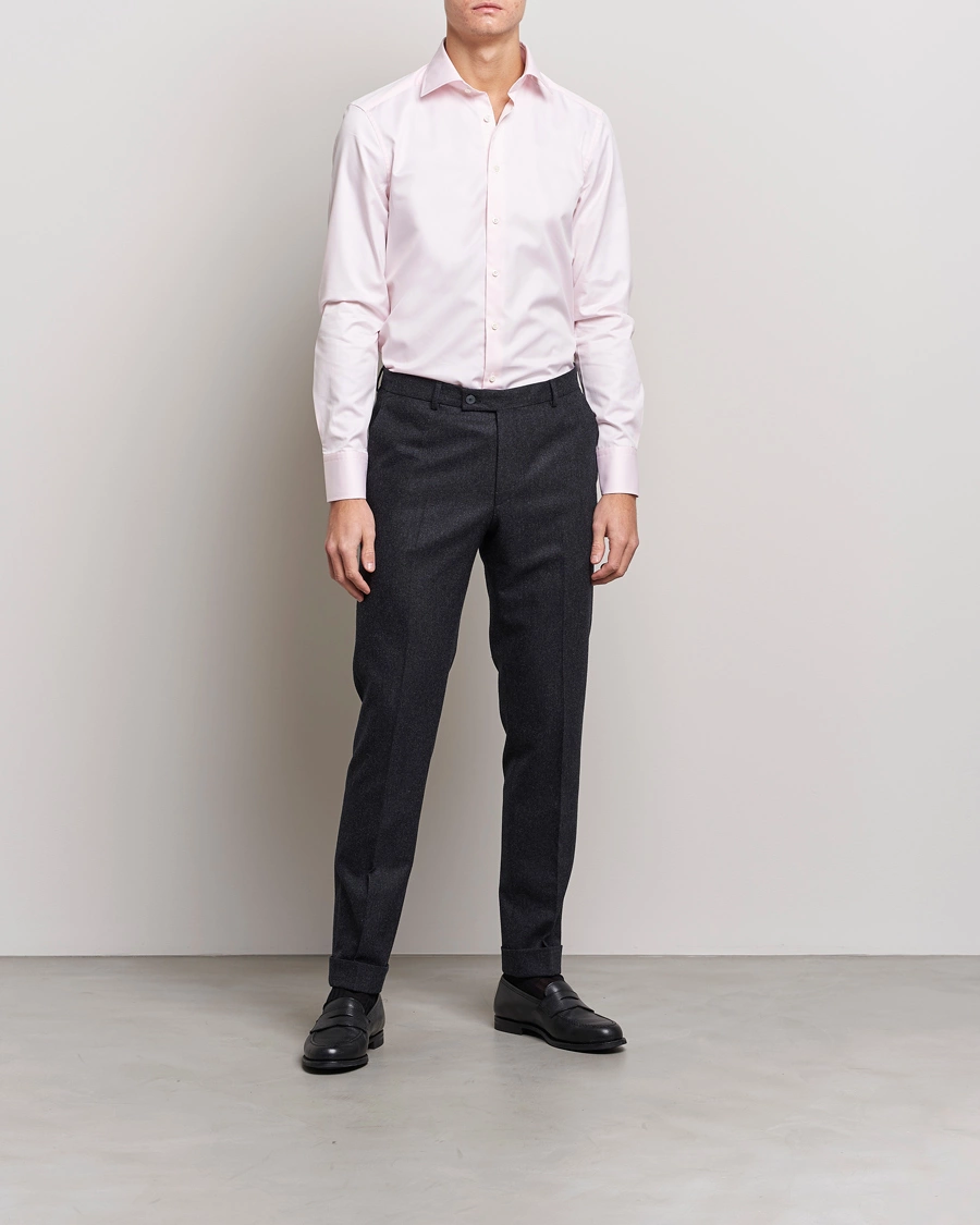 Herr |  | Stenströms | Slimline Cut Away Shirt Pink