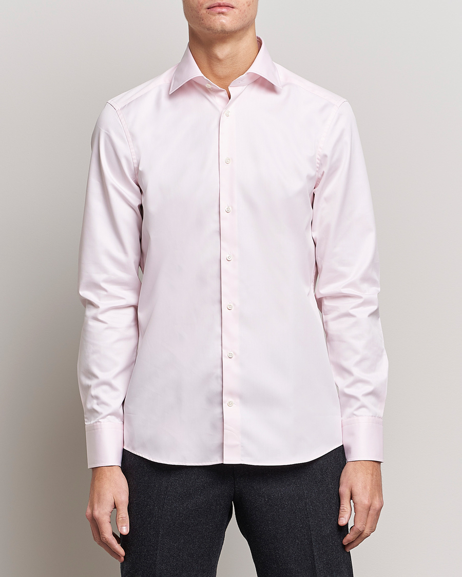 Herr | Businesskjortor | Stenströms | Slimline Cut Away Shirt Pink