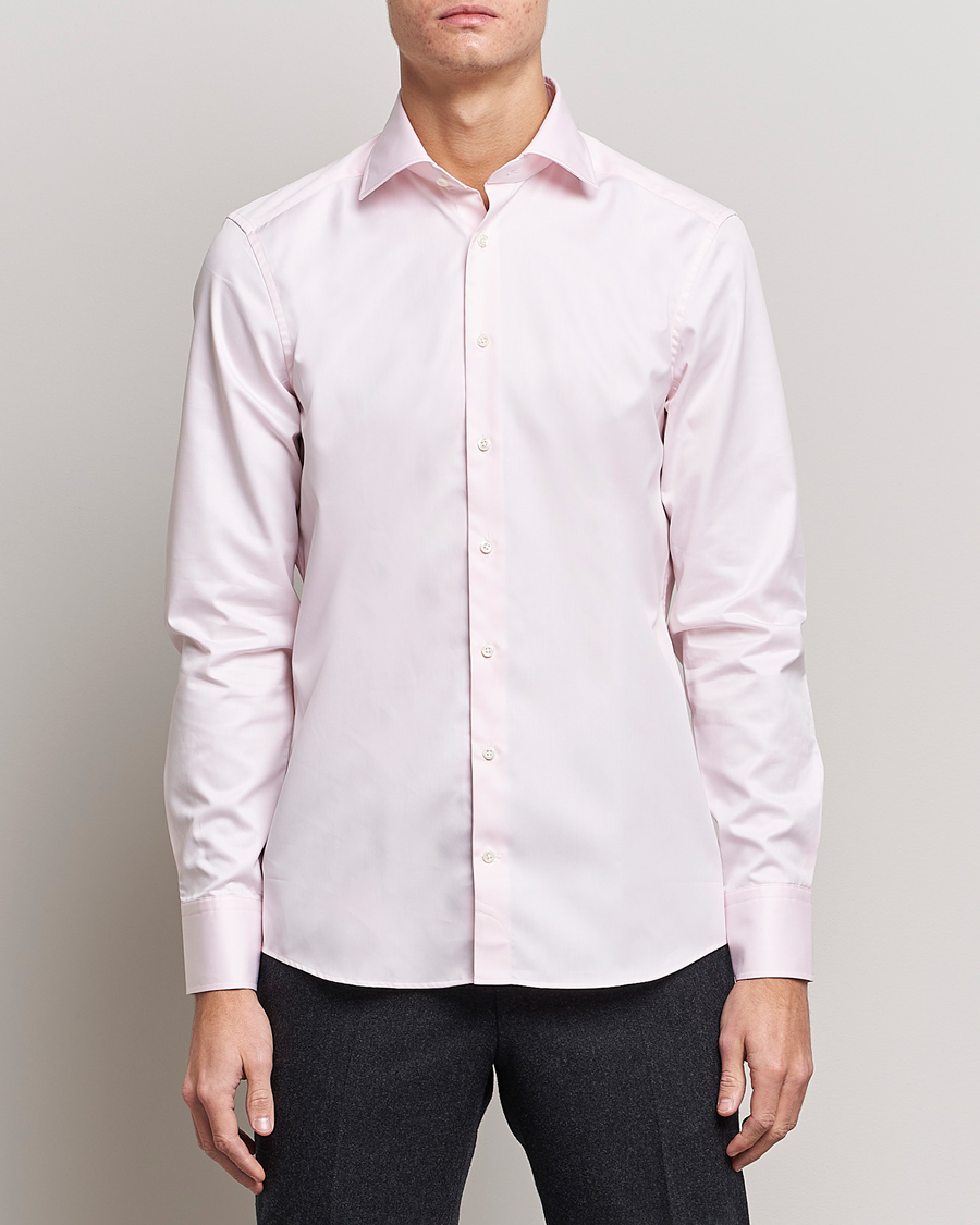 Herr | Business & Beyond | Stenströms | Slimline Cut Away Shirt Pink