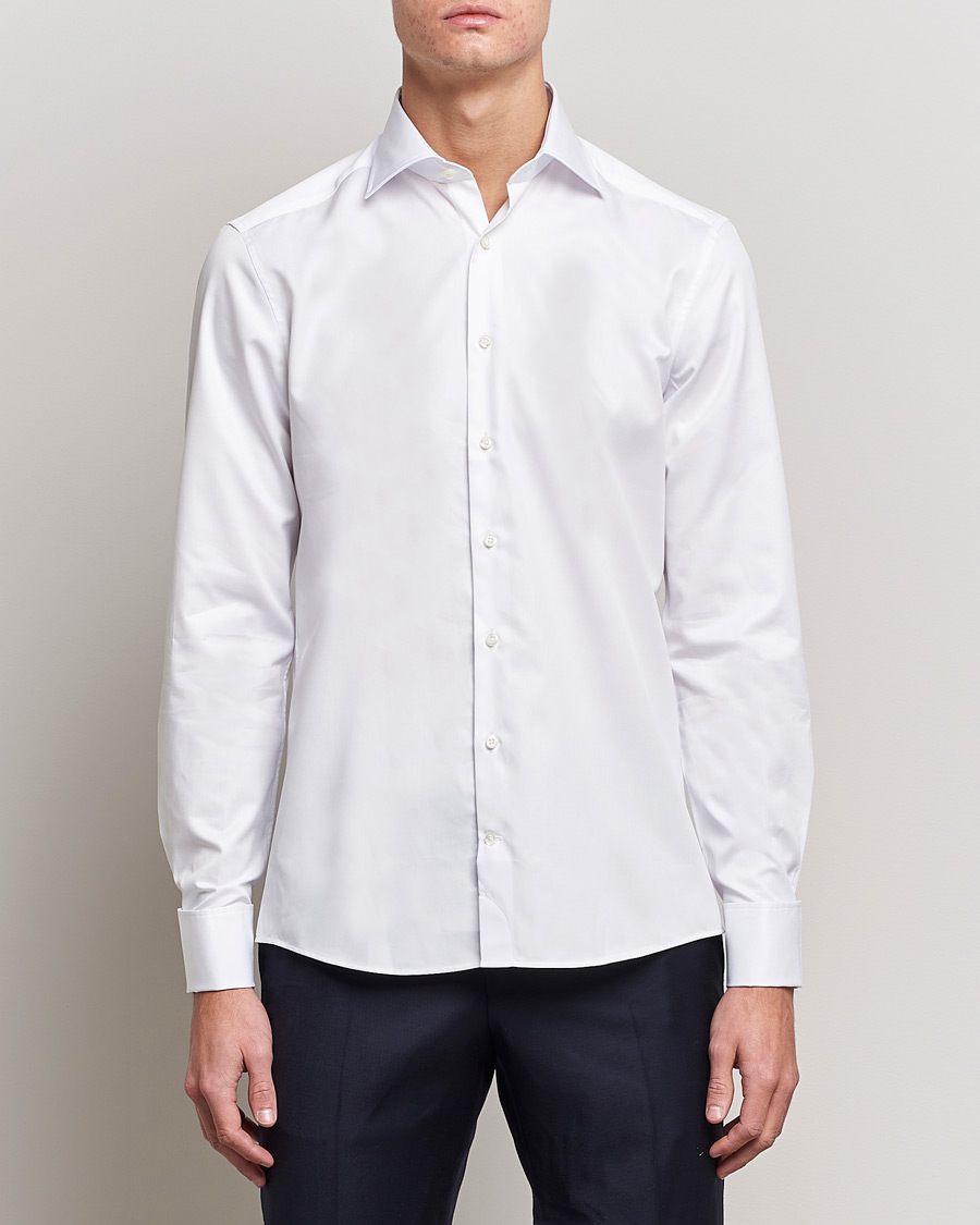 Herr | Skjortor | Stenströms | Slimline Double Cuff White