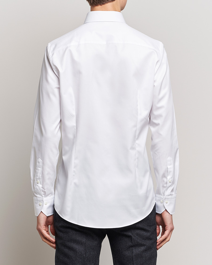 Herr | Skjortor | Stenströms | Slimline Extreme Cut Away Shirt White