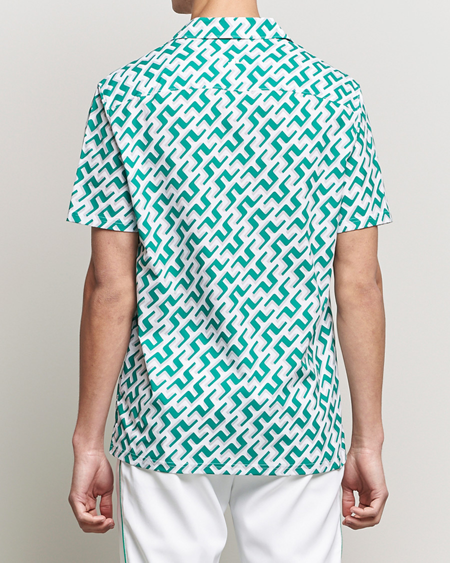 Herr | Skjortor | J.Lindeberg | Resort Regular Fit Golf Shirt Green Bridge Monogram