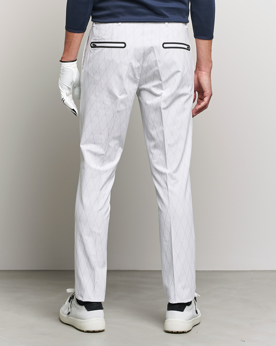 Herr | Byxor | J.Lindeberg | Active Argyle Golf Pants White