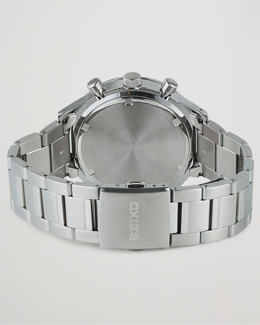 Herr | Seiko Chronograph XL 45mm Steel/Black Dial | Seiko | Chronograph XL 45mm Steel/Black Dial
