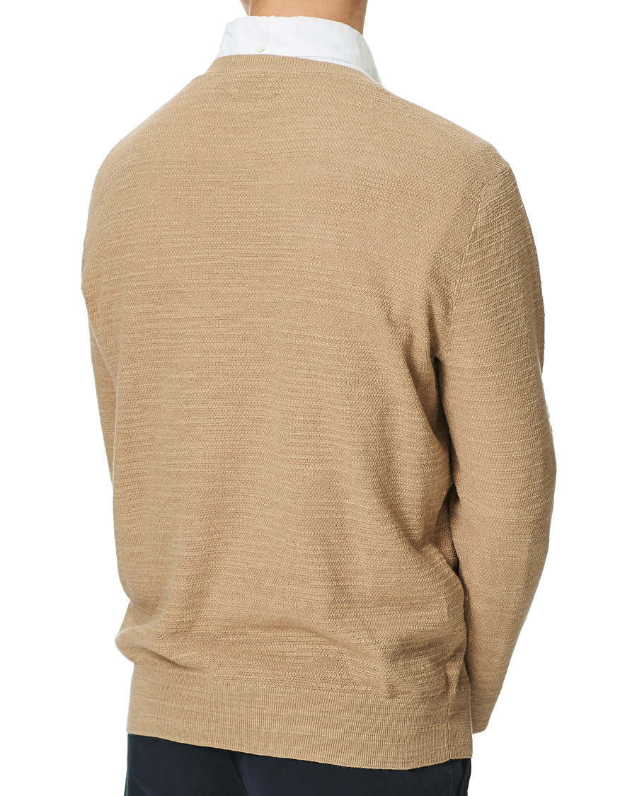 Herr | Tröjor | Polo Ralph Lauren | Cotton/Linen Knitted Sweater Vintage Khaki