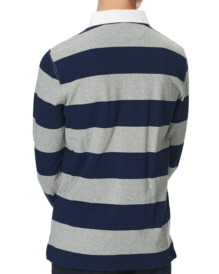 Herr | Tröjor | Polo Ralph Lauren | Striped Rugger Light Grey/Navy