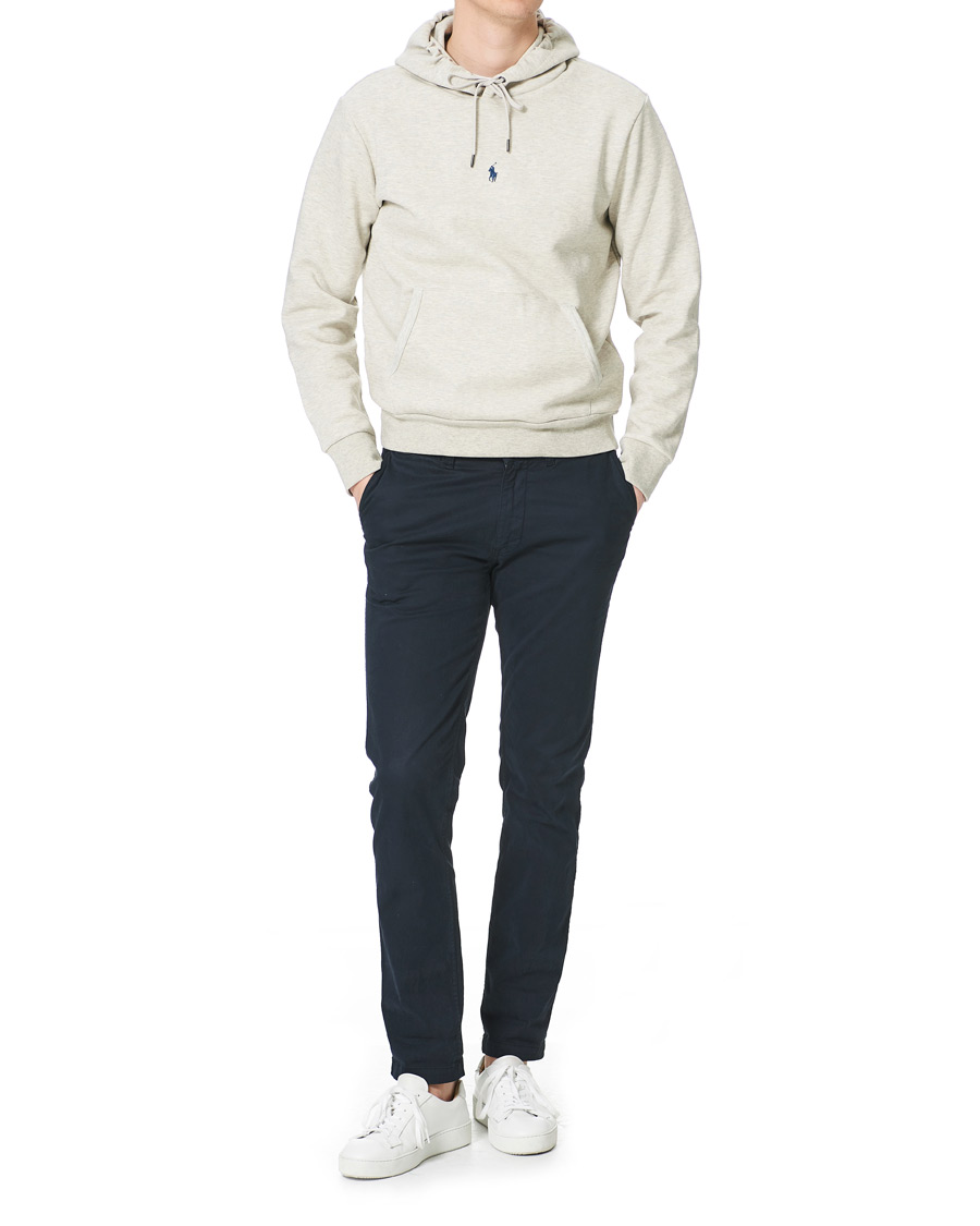 Herr | Tröjor | Polo Ralph Lauren | Chest Logo Hoodie Light Sport Heather