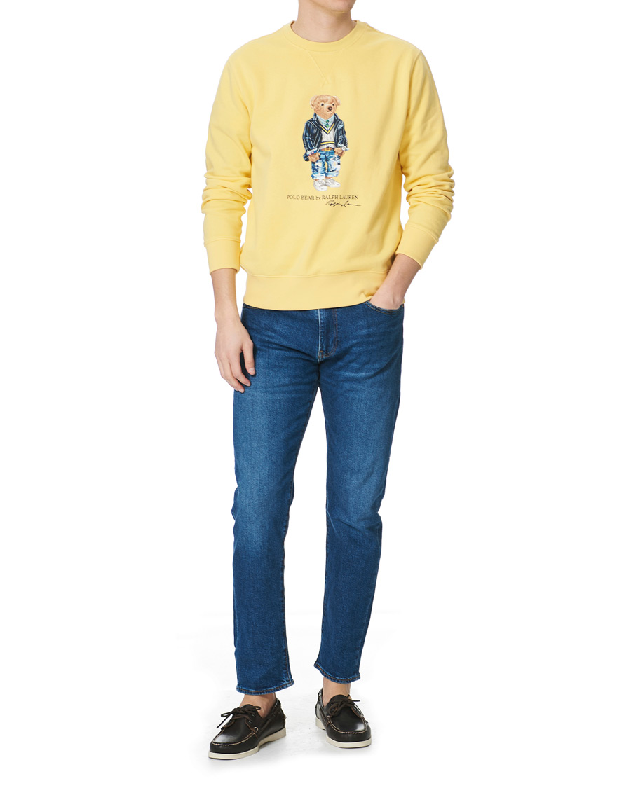 Herr | Tröjor | Polo Ralph Lauren | Magic Fleece Bear Sweatshirt Empire Yellow