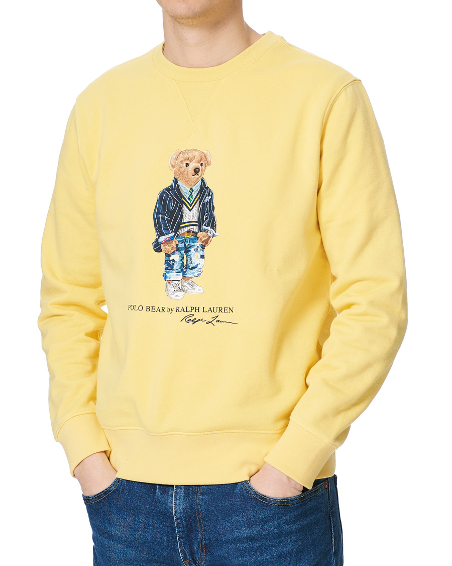 Herr | Tröjor | Polo Ralph Lauren | Magic Fleece Bear Sweatshirt Empire Yellow