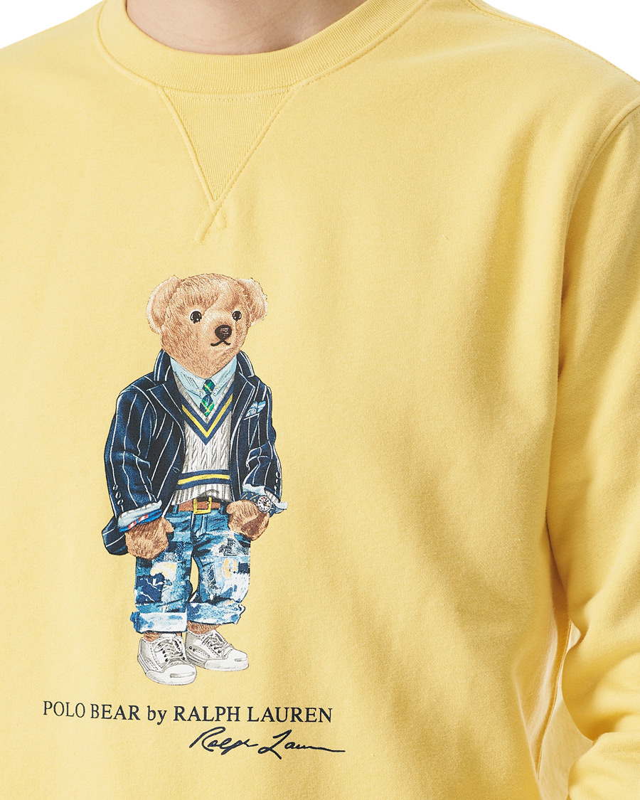 Herr | Tröjor | Polo Ralph Lauren | Magic Fleece Bear Sweatshirt Empire Yellow