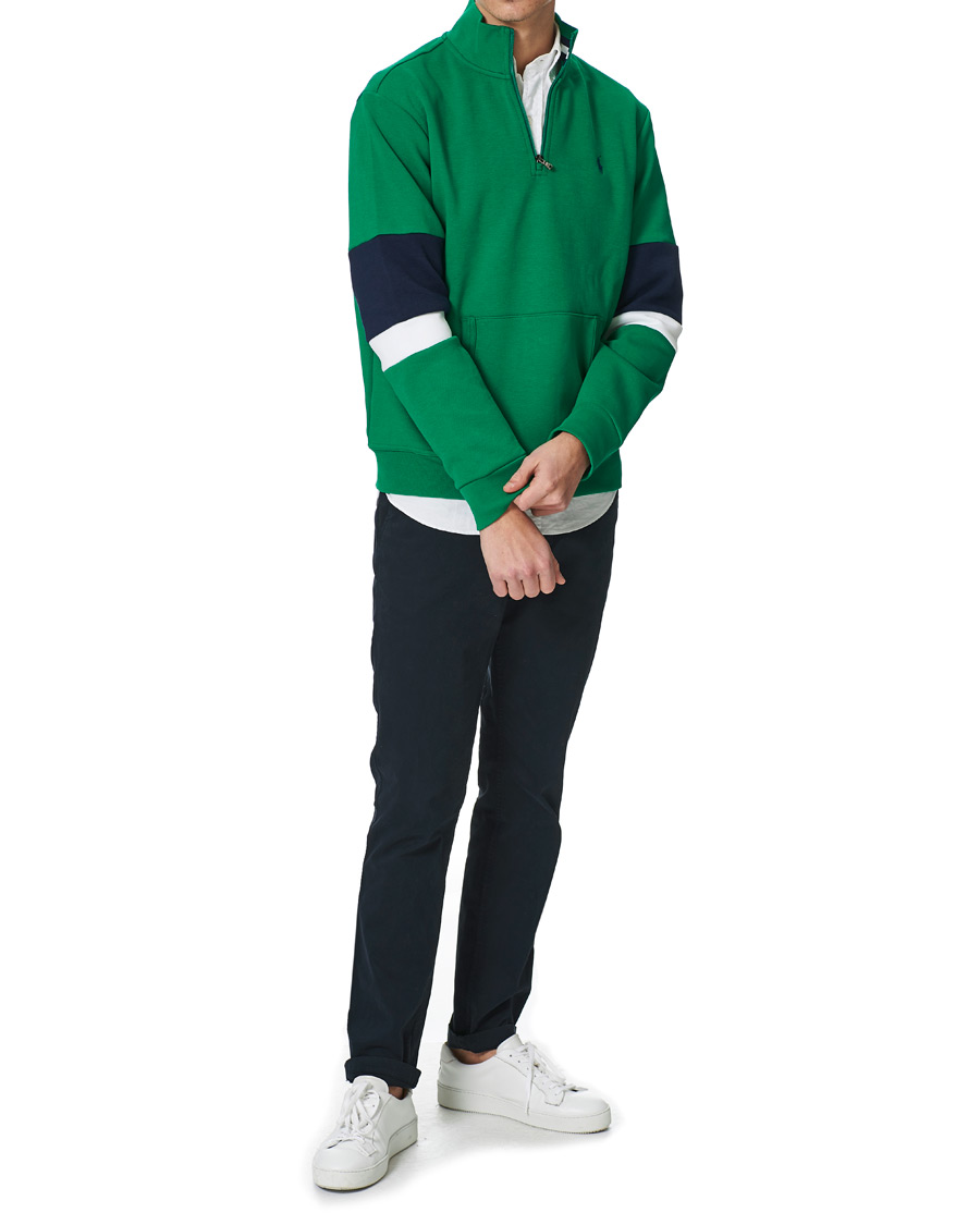 Herr | Tröjor | Polo Ralph Lauren | Tech Half-Zip Sweater Cruise Green