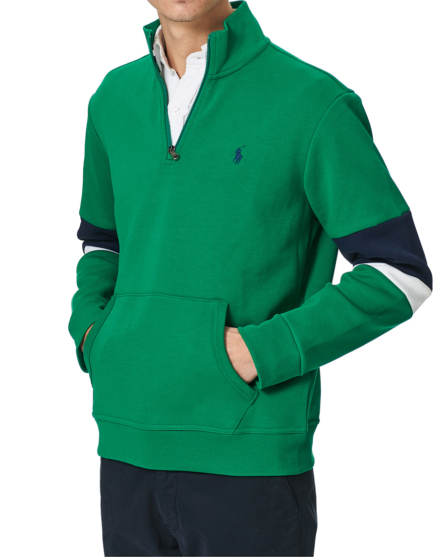 Herr | Tröjor | Polo Ralph Lauren | Tech Half-Zip Sweater Cruise Green