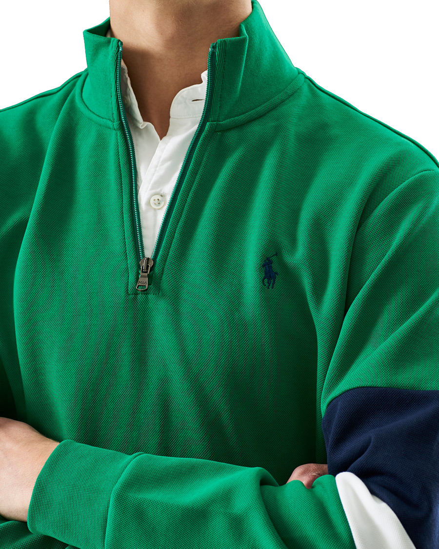 Herr | Tröjor | Polo Ralph Lauren | Tech Half-Zip Sweater Cruise Green