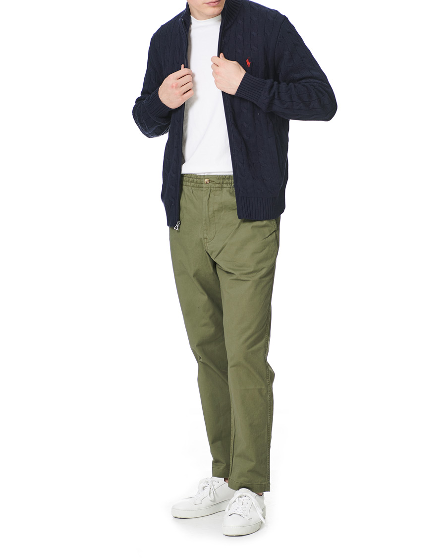 Herr | Drawstringbyxor | Polo Ralph Lauren | Prepster Stretch Twill Drawstring Trousers Green