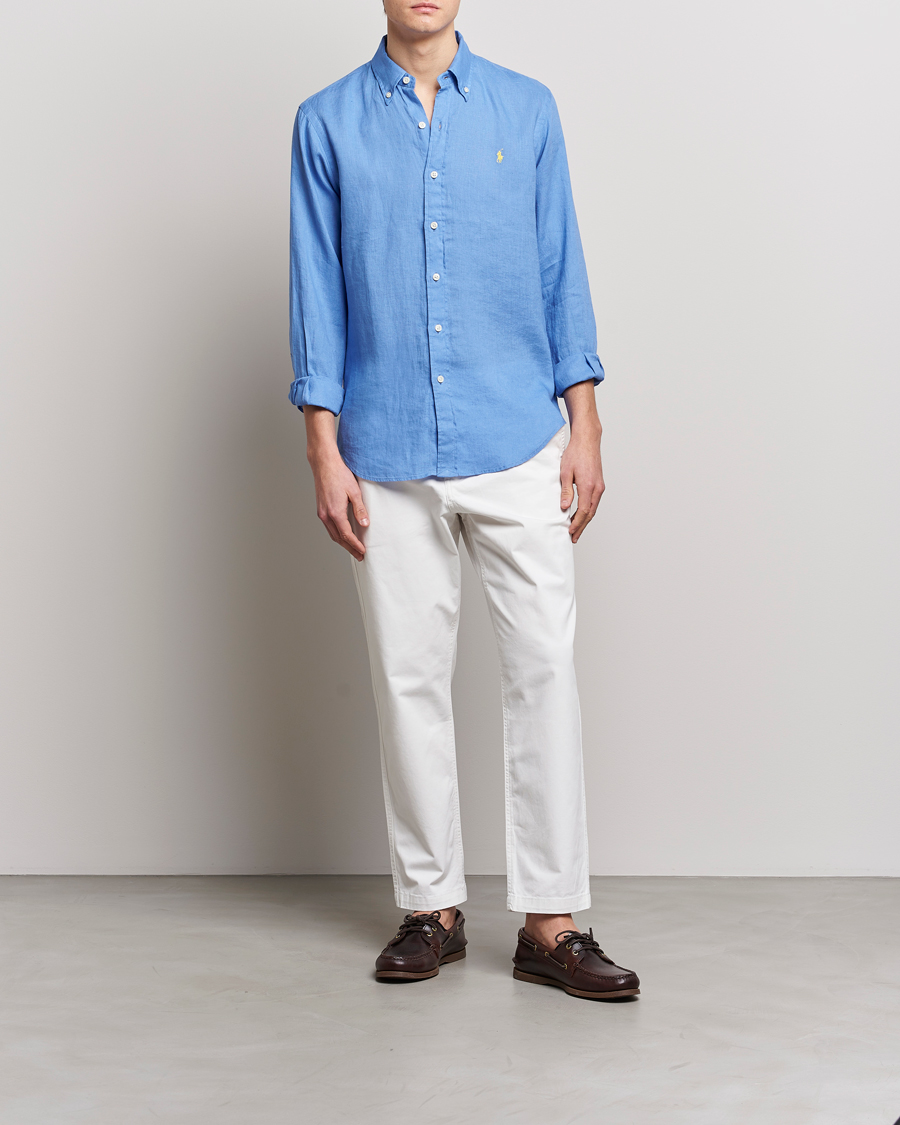 Herr | Byxor | Polo Ralph Lauren | Prepster Stretch Drawstring Trousers Deckwash White