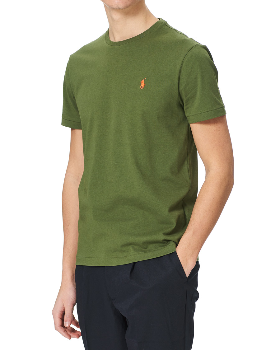 polo ralph lauren olive green t shirt