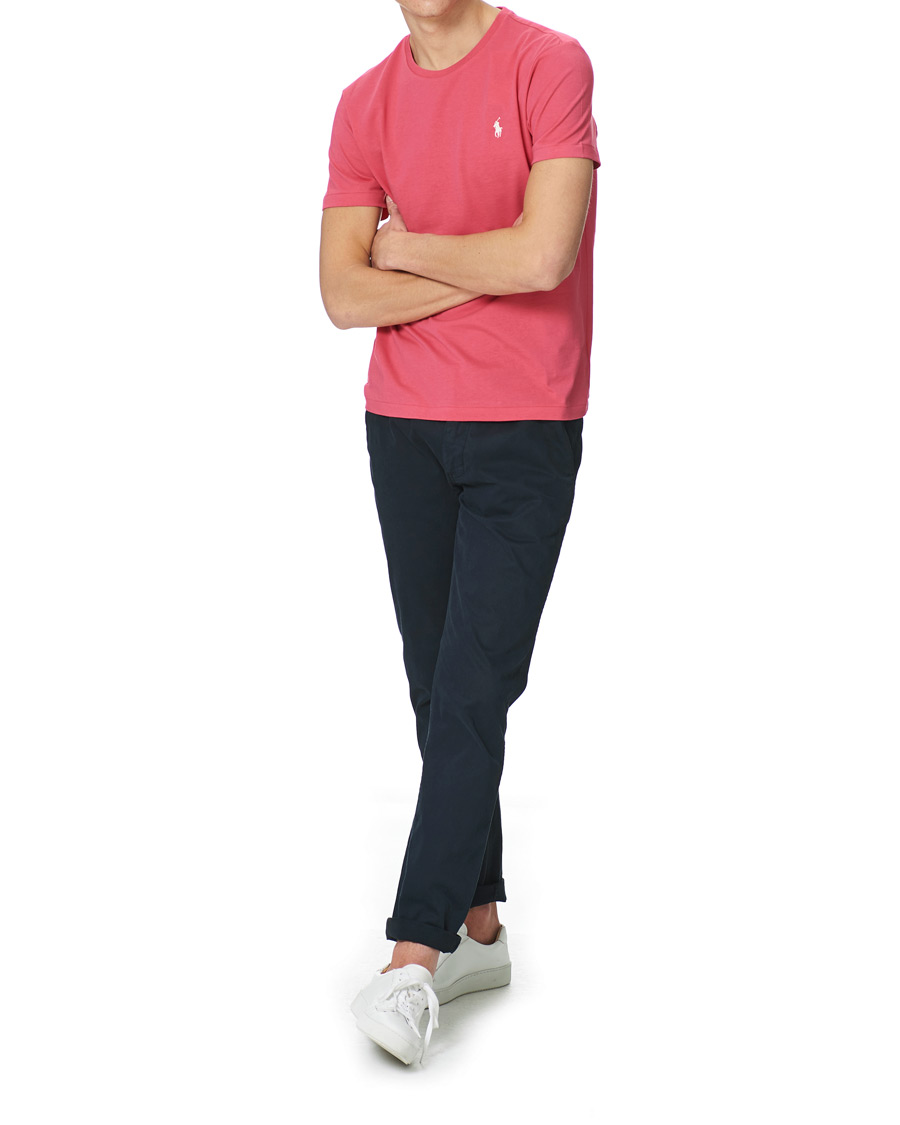Herr | T-Shirts | Polo Ralph Lauren | Crew Neck Tee Hot Pink