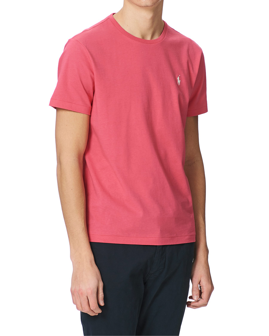 Herr | T-Shirts | Polo Ralph Lauren | Crew Neck Tee Hot Pink