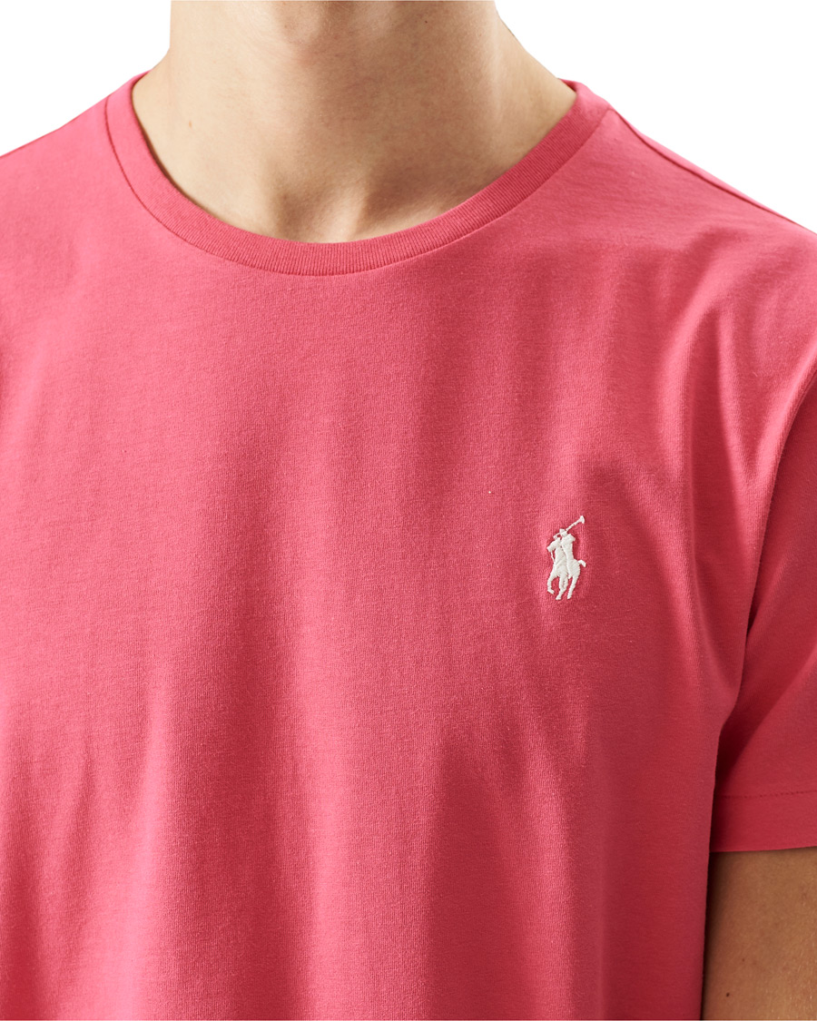 Herr | T-Shirts | Polo Ralph Lauren | Crew Neck Tee Hot Pink