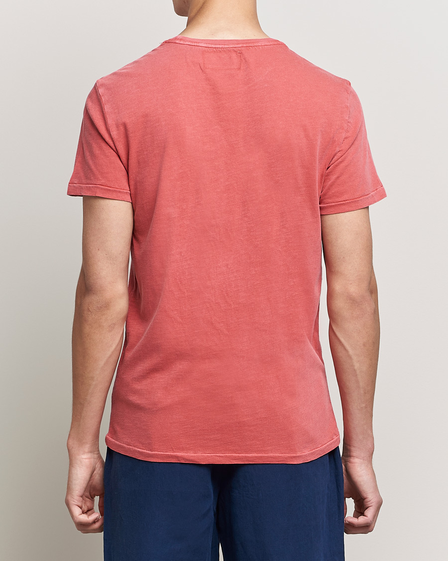 Herr | T-Shirts | Polo Ralph Lauren | Washed Crew Neck Pocket Tee Starboard Red
