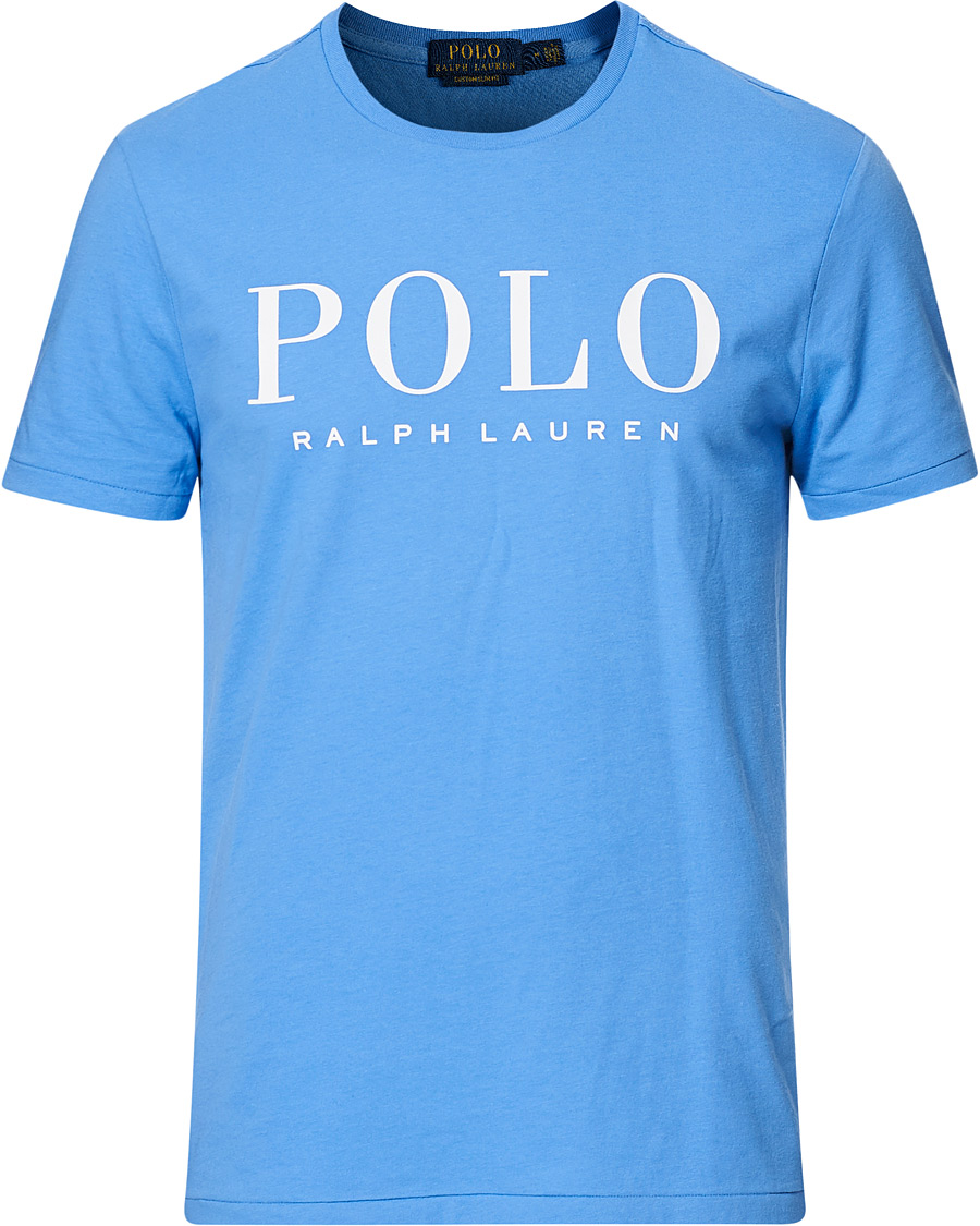 Herr | T-Shirts | Polo Ralph Lauren | Logo Crew Neck Tee Harbour Island Blue