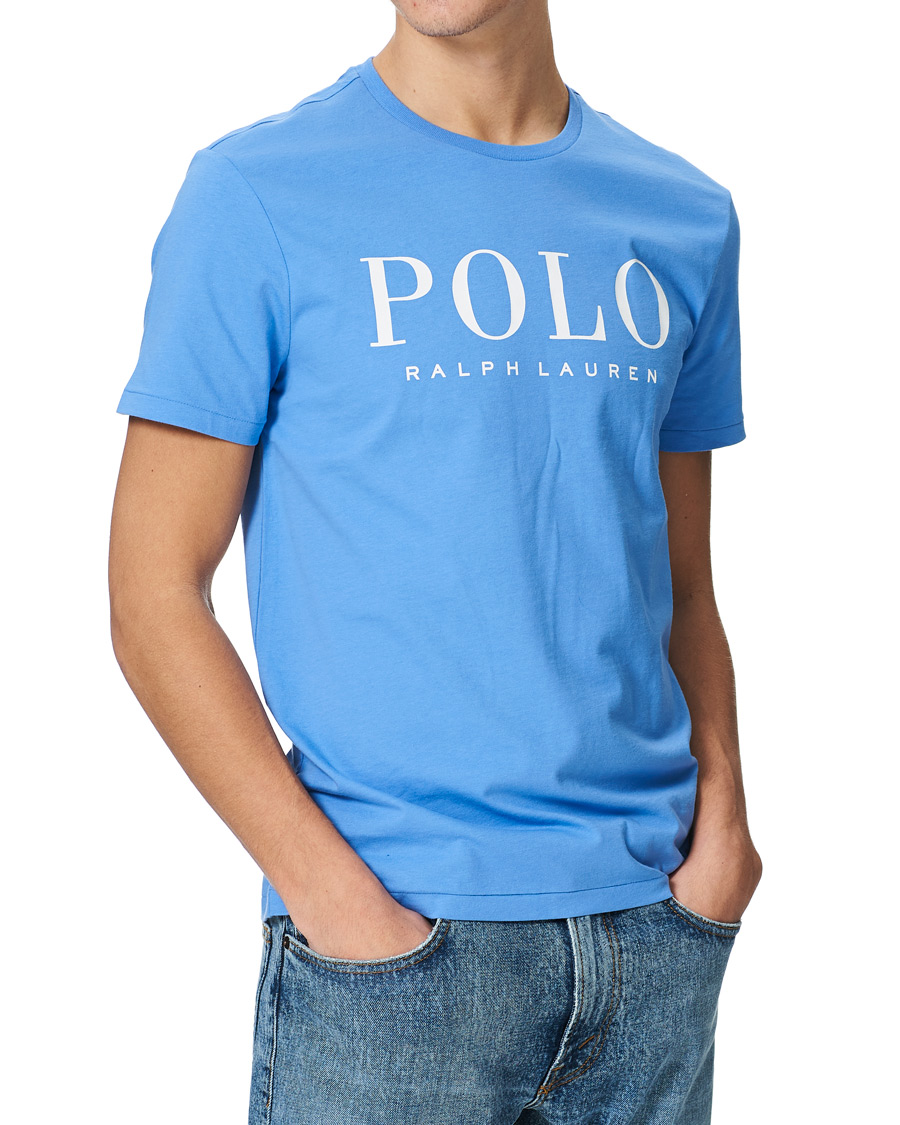 Herr | T-Shirts | Polo Ralph Lauren | Logo Crew Neck Tee Harbour Island Blue