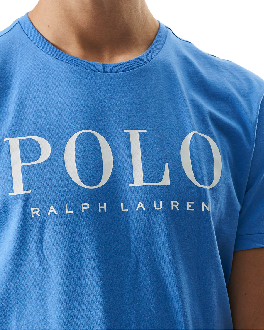 Herr | T-Shirts | Polo Ralph Lauren | Logo Crew Neck Tee Harbour Island Blue