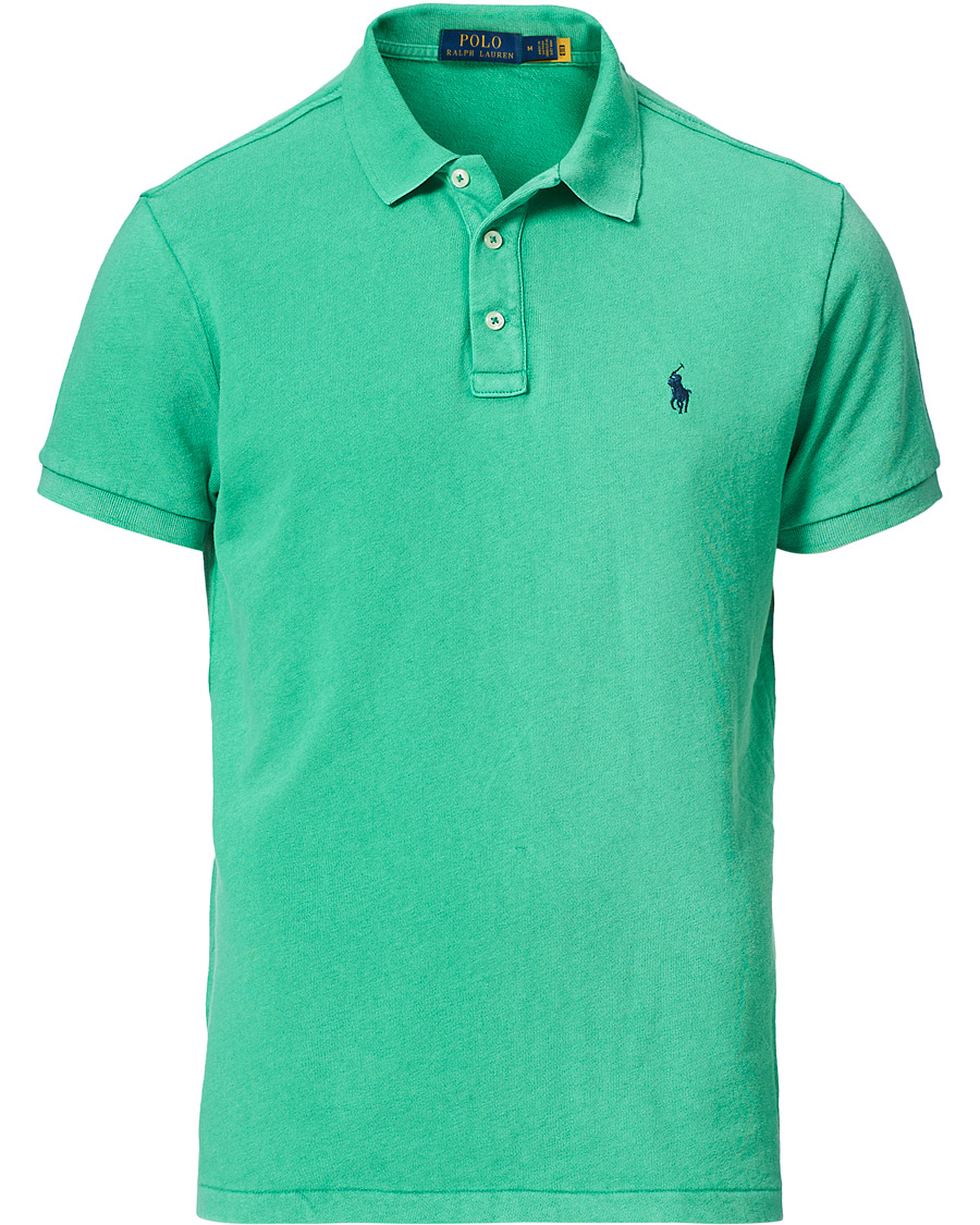 Herr | Pikéer | Polo Ralph Lauren | Custom Fit Spa Terry Polo Cabo Green