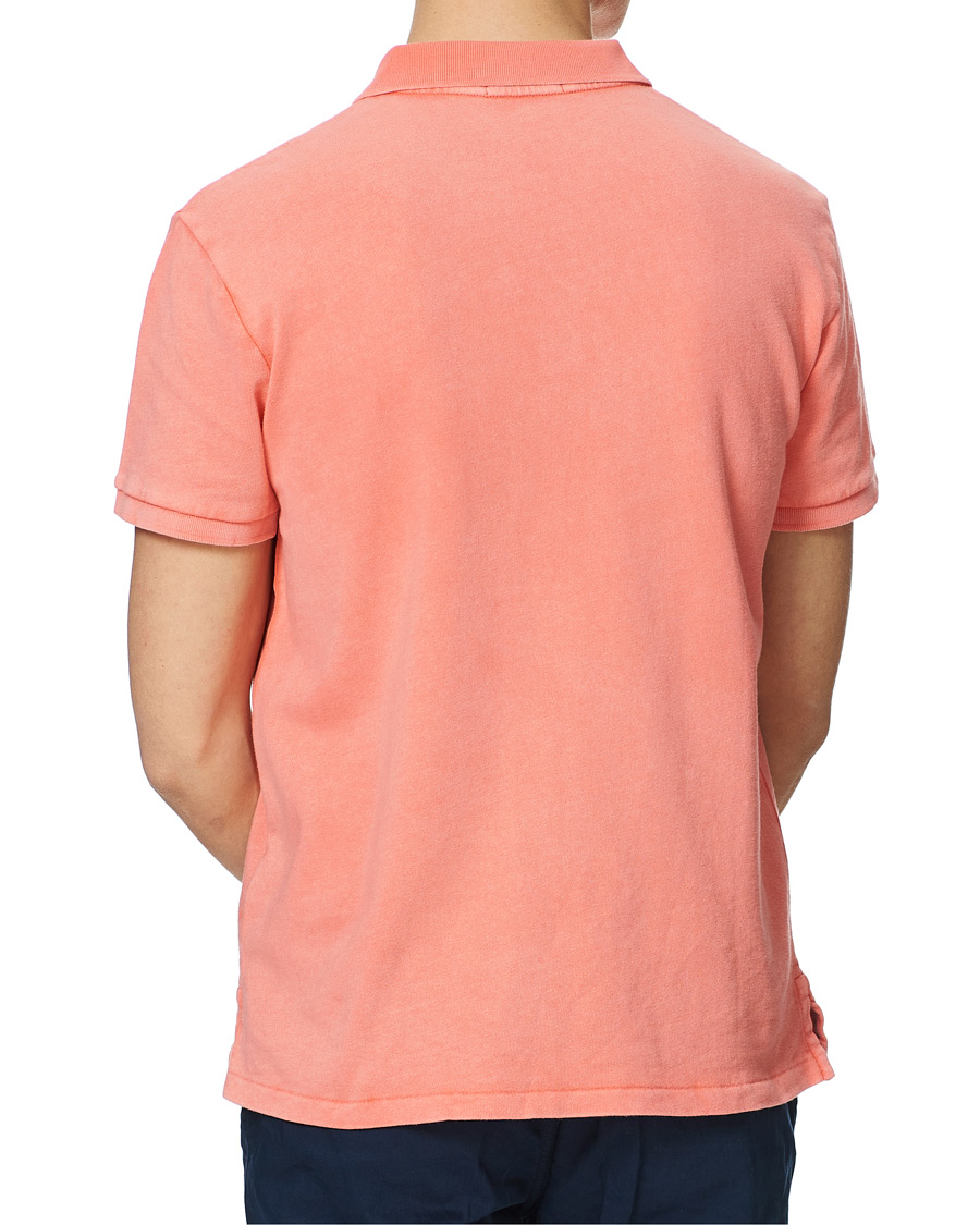 Herr | Pikéer | Polo Ralph Lauren | Custom Fit Spa Terry Polo Tomato Red