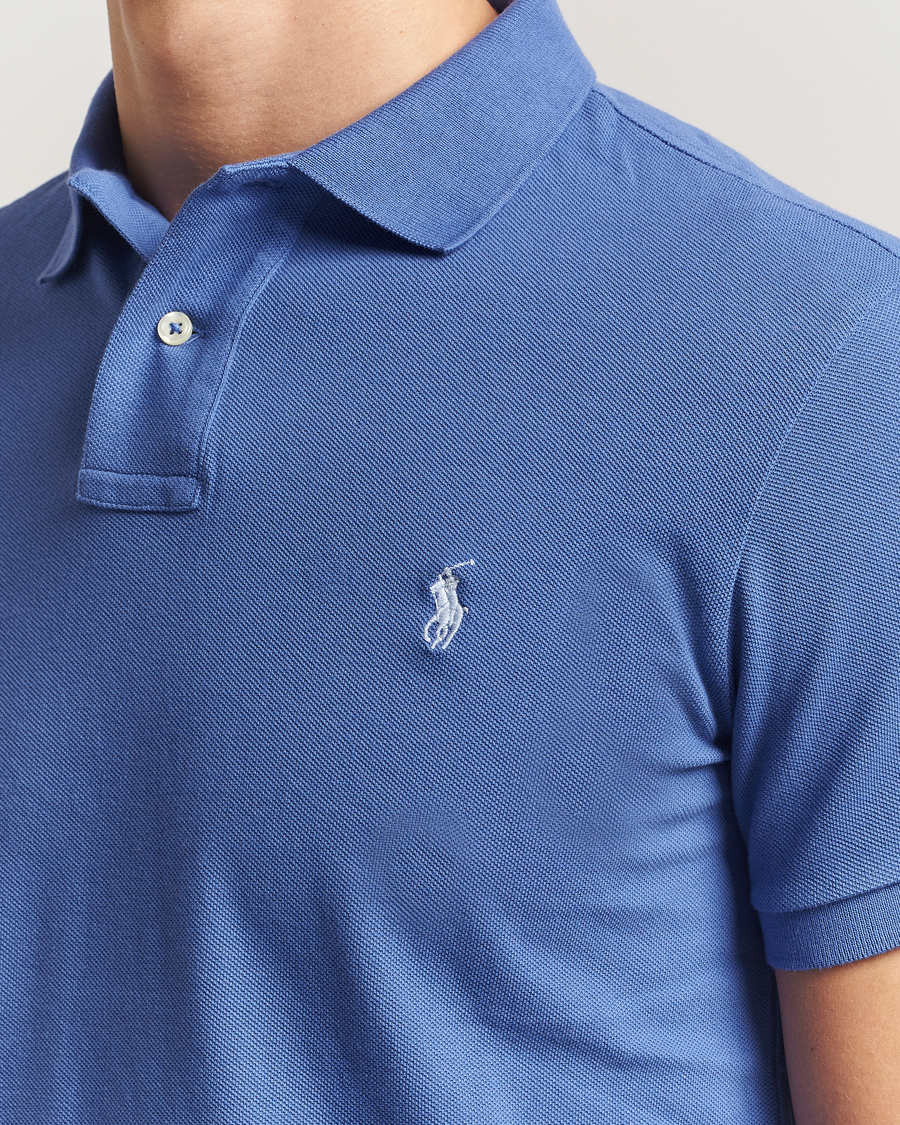 Herr | Pikéer | Polo Ralph Lauren | Custom Slim Fit Polo Liberty Blue