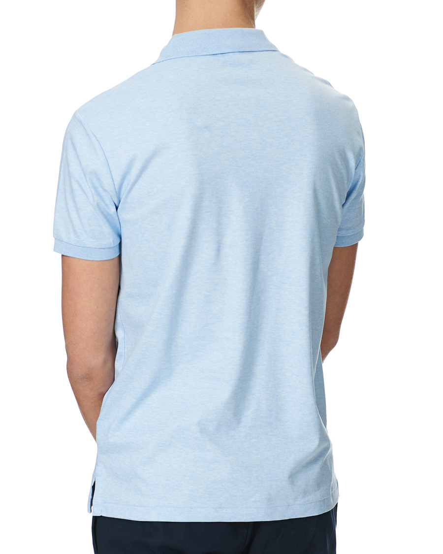 Herr | Pikéer | Polo Ralph Lauren | Luxury Pima Cotton Polo Elite Blue Heather