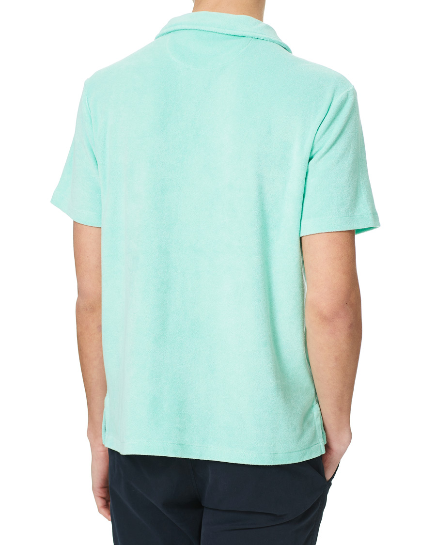 Herr | Pikéer | Polo Ralph Lauren | Lightweight Cotton Terry Polo Aqua Verde