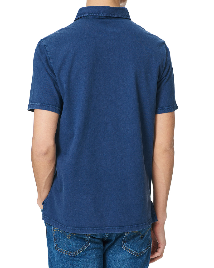 Herr | Pikéer | Polo Ralph Lauren | Cotton/Linen Pocket Polo Light Navy