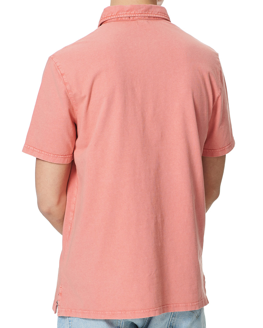 Herr | Pikéer | Polo Ralph Lauren | Cotton/Linen Pocket Polo Amalfi Red