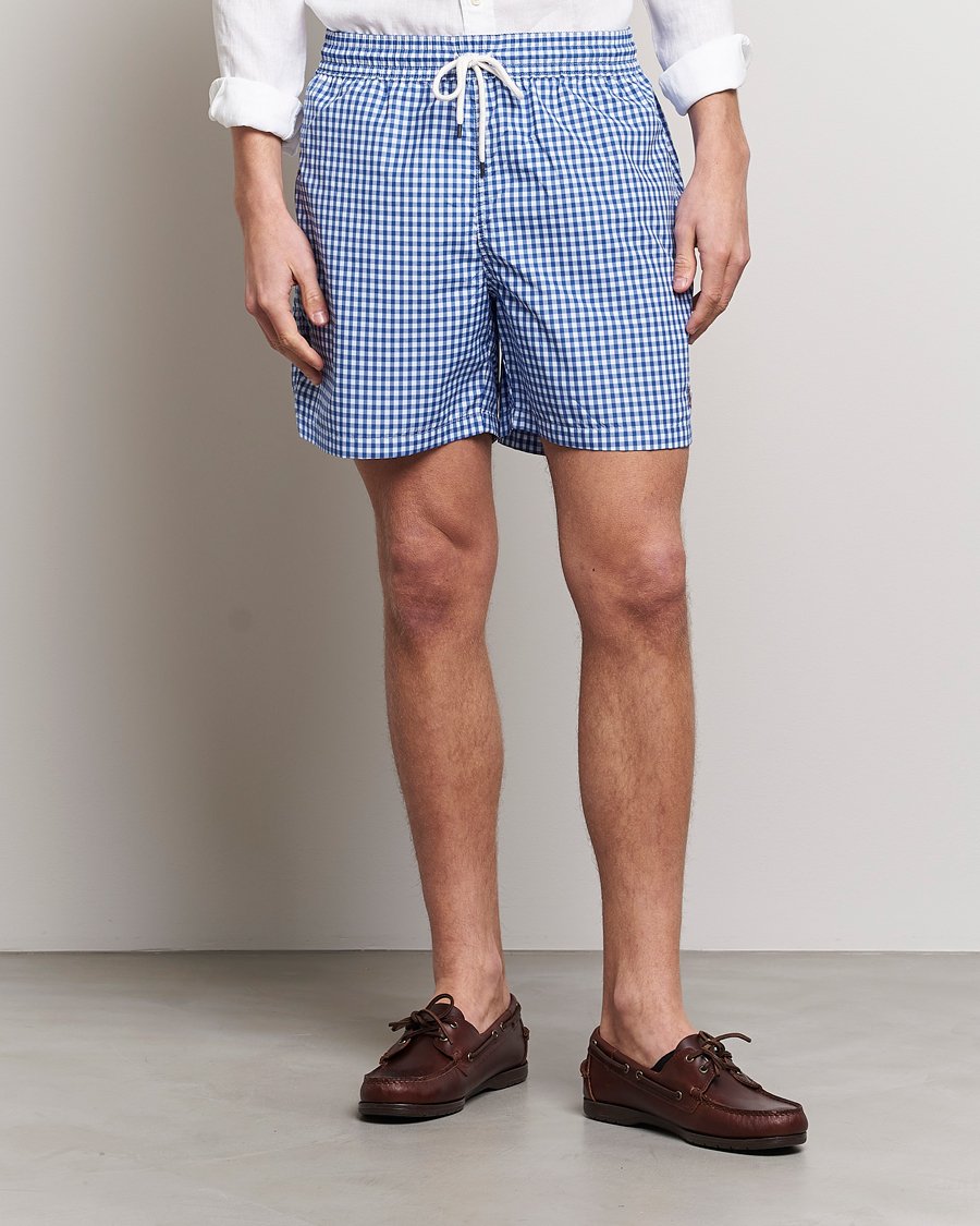 Herr | Realisation | Polo Ralph Lauren | Traveler Gingham Swimshorts Cruise Royal