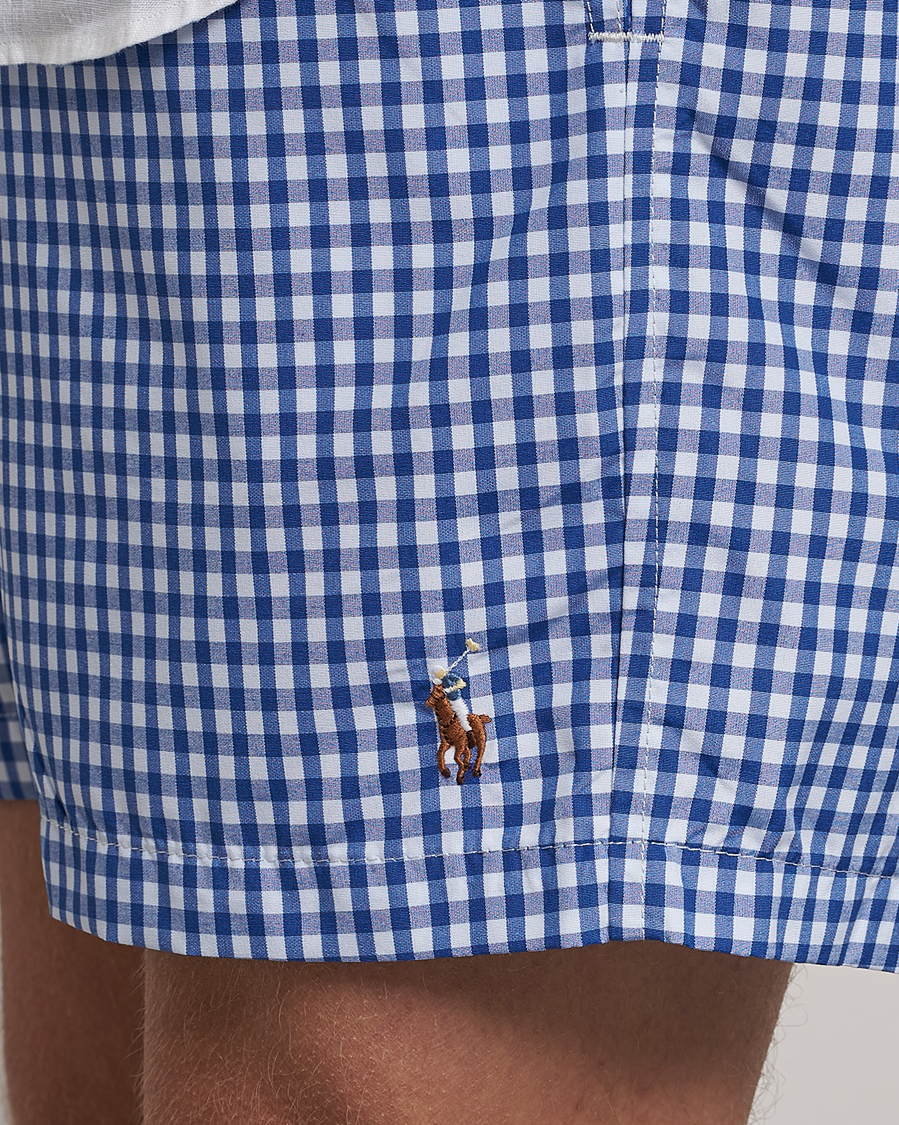 Herr | Badbyxor | Polo Ralph Lauren | Traveler Gingham Swimshorts Cruise Royal