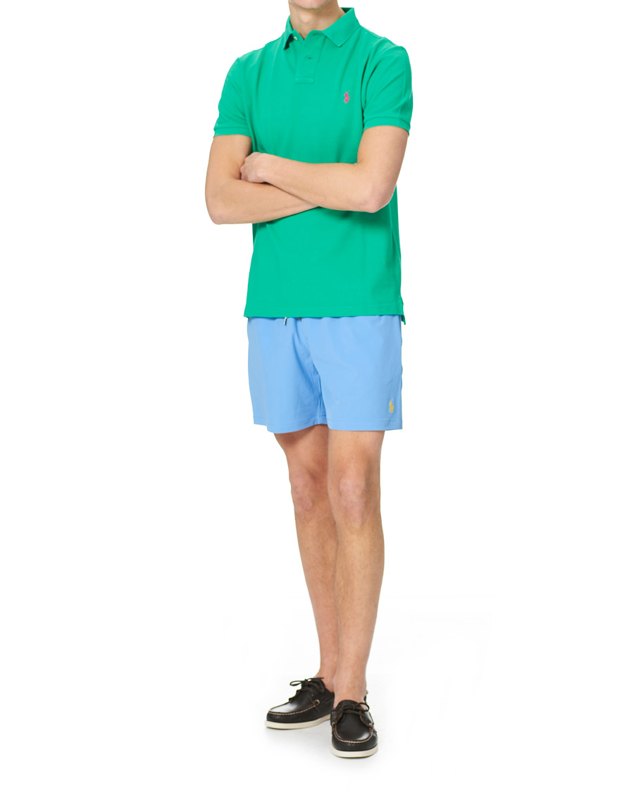 Herr | Badbyxor | Polo Ralph Lauren | Recyceled Traveler Boxer Swimshorts Harbour Island Blue