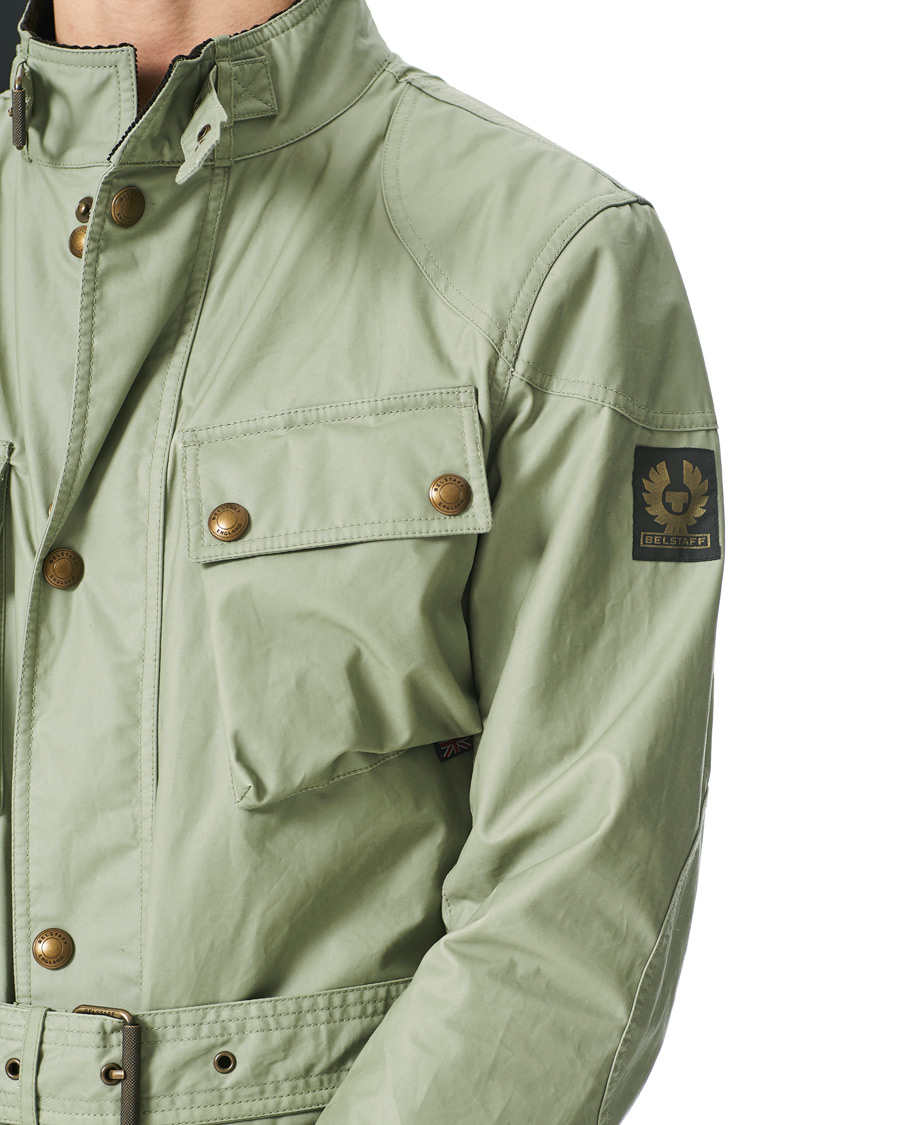 Herr | Jackor | Belstaff | Trialmaster Waxed Jacket Laurel Green
